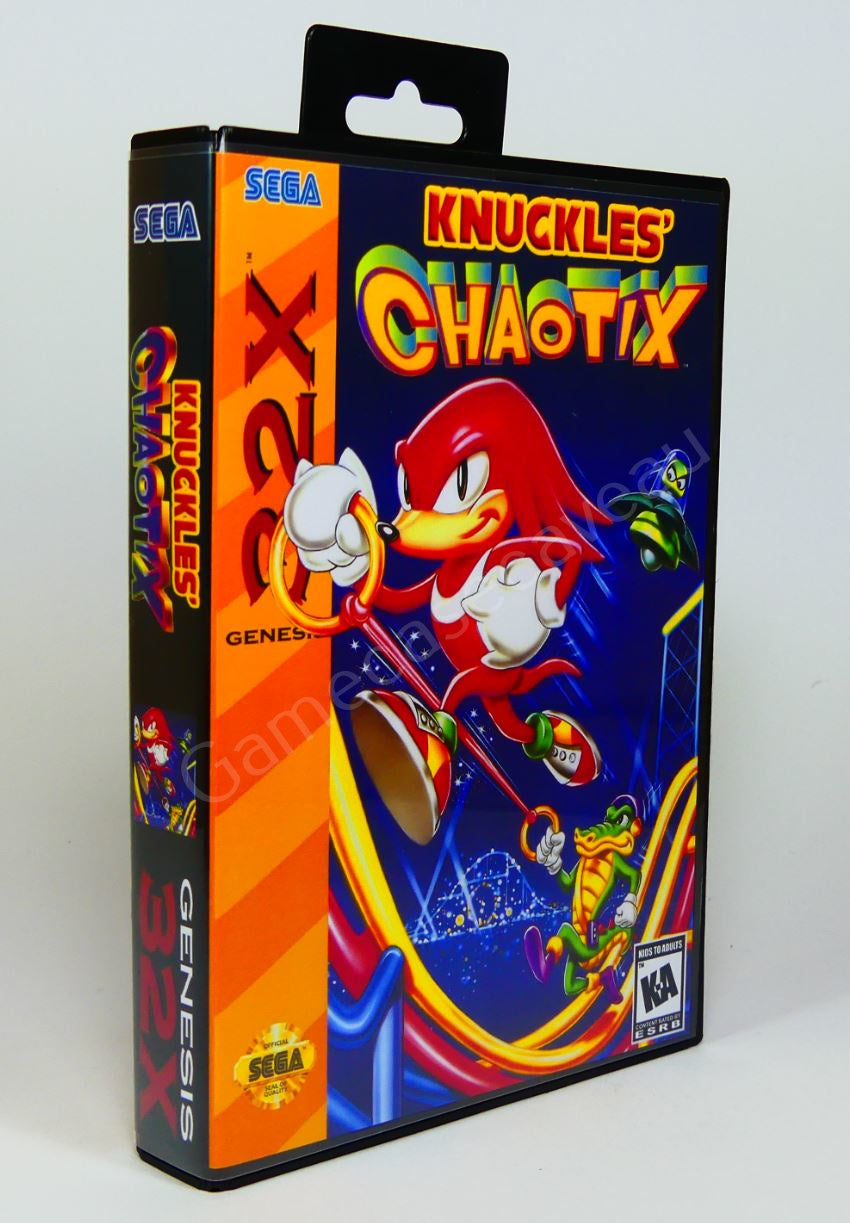 Knuckles Chaotix - 32X Replacement Case