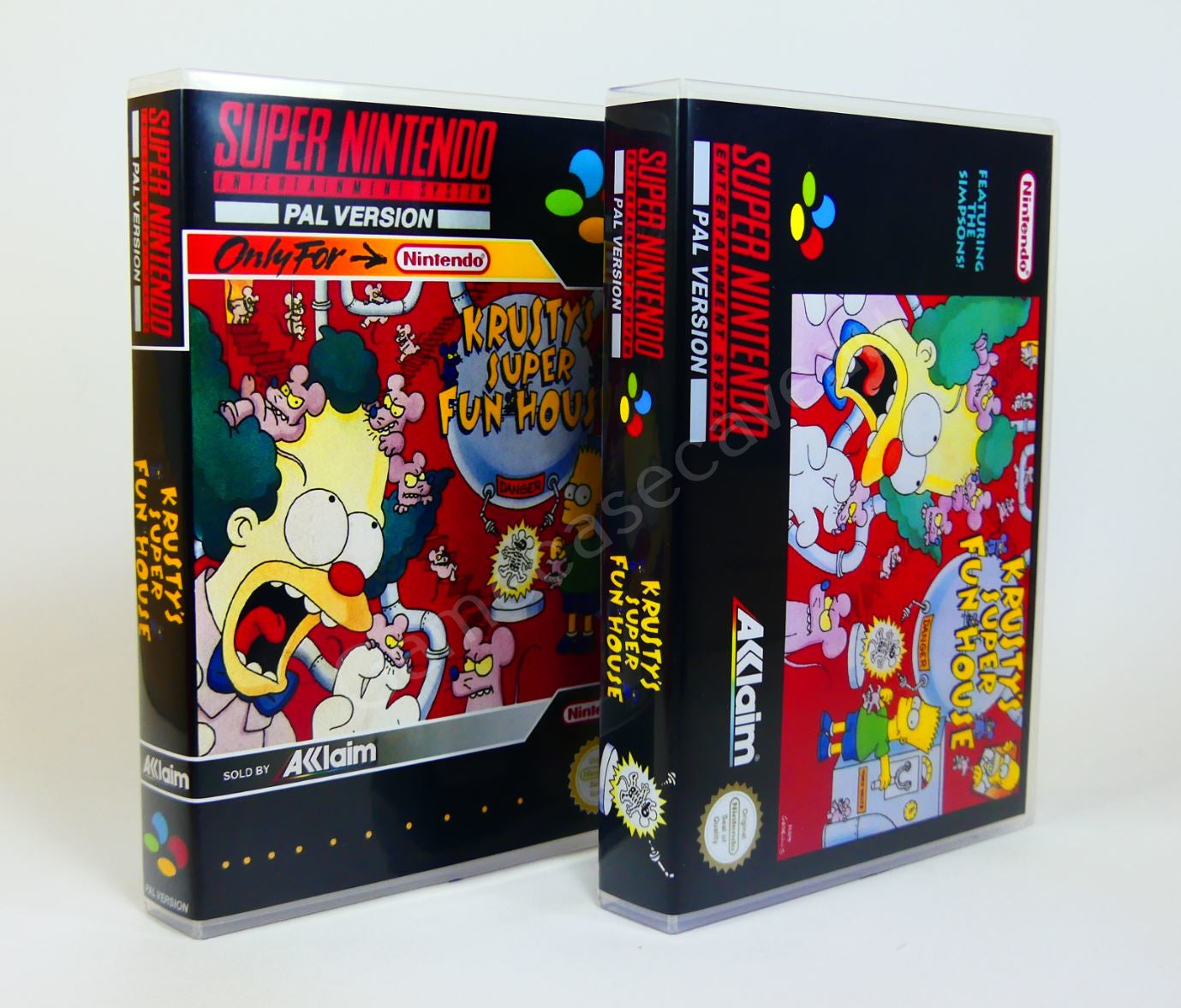 Krusty's Super Fun House - SNES Replacement Case