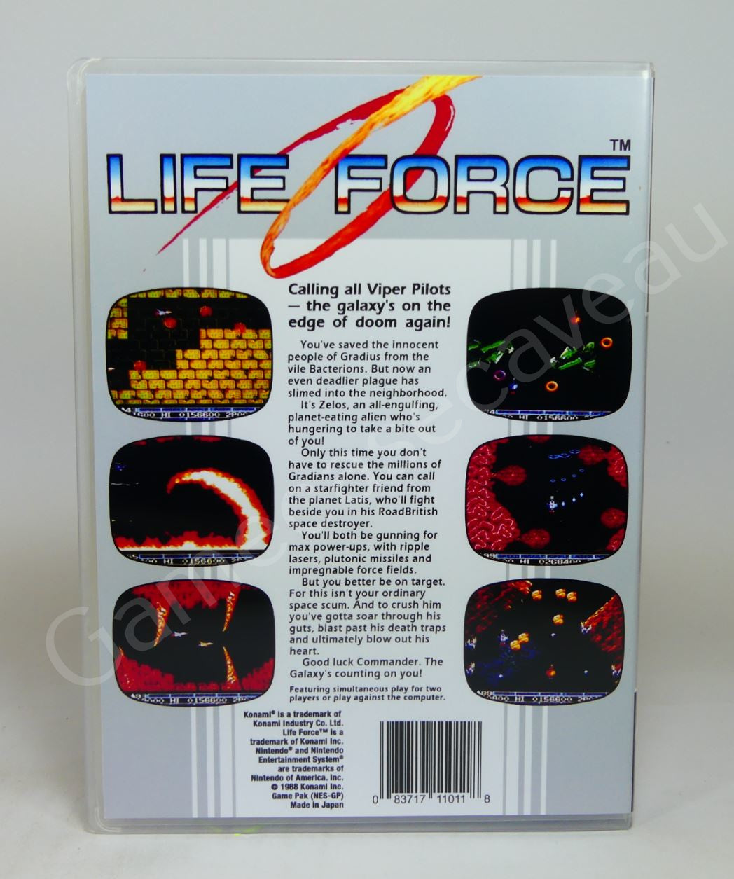 Life Force - NES Replacement Case