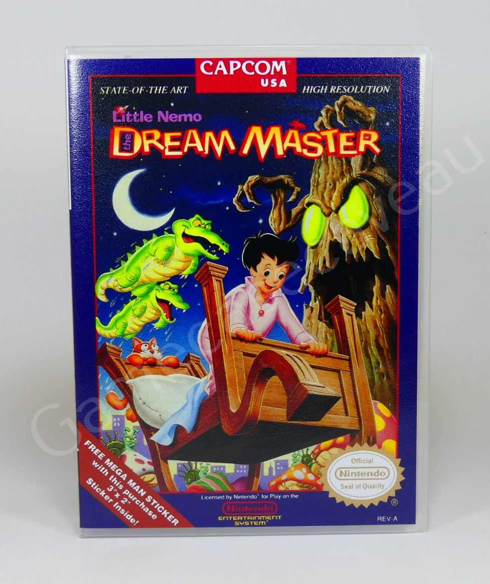 Little Nemo the Dream Master - NES Replacement Case