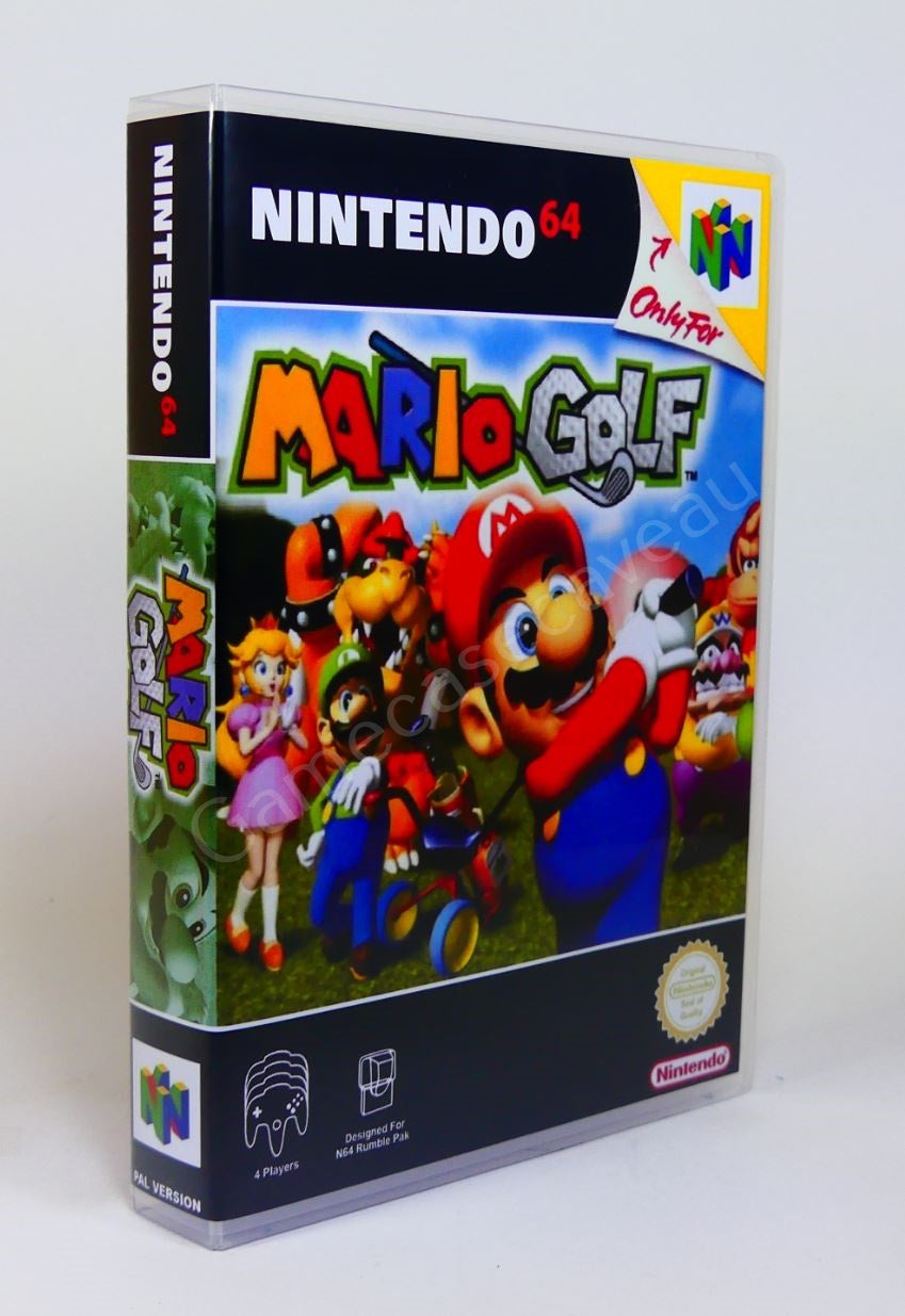 Mario Golf - N64 Replacement Case