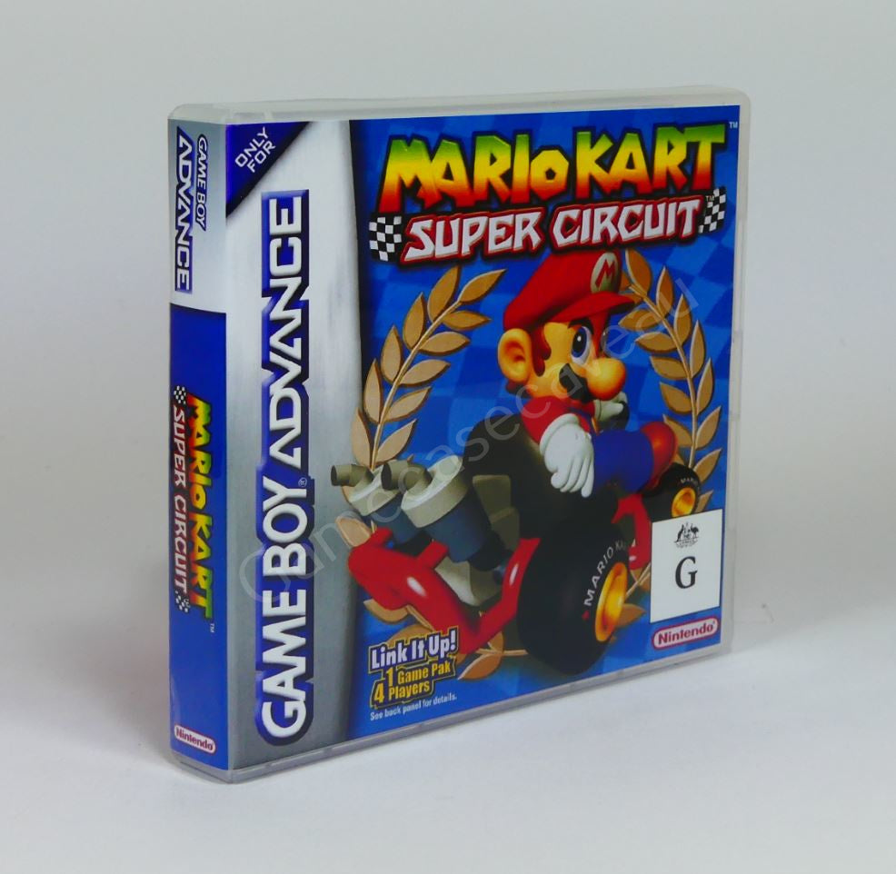 Mario Kart Super Circuit - GBA Replacement Case