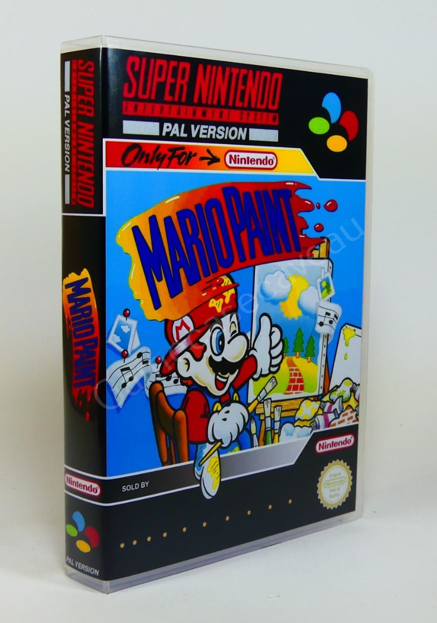 Mario Paint - SNES Replacement Case