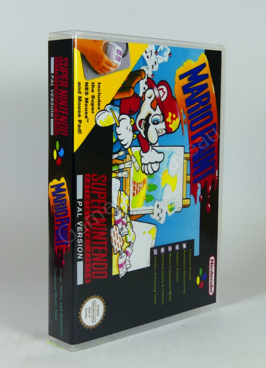 Mario Paint - SNES Replacement Case