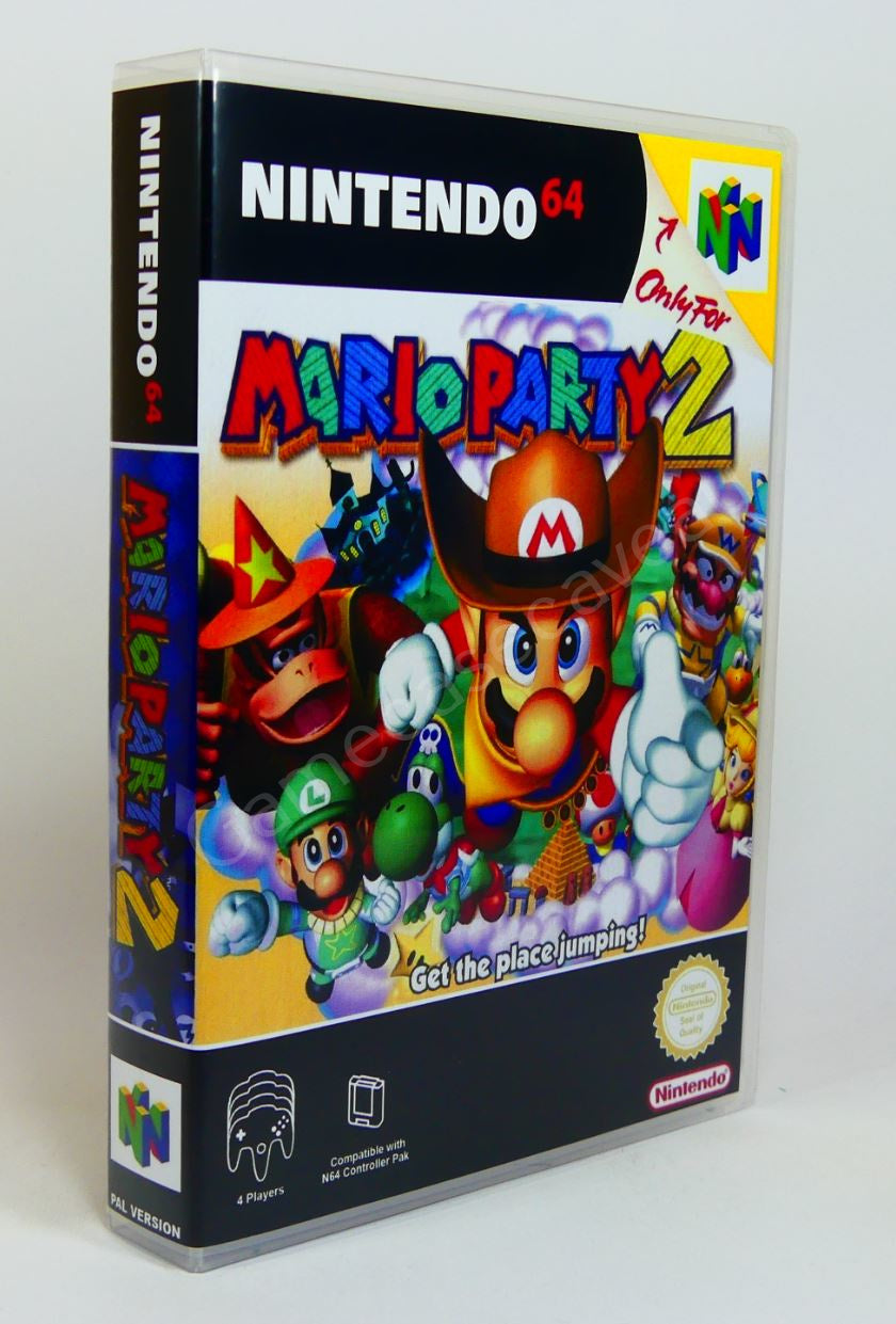 Mario Party 2 - N64 Replacement Case