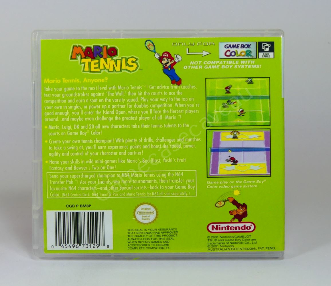 Mario Tennis - GBC Replacement Case