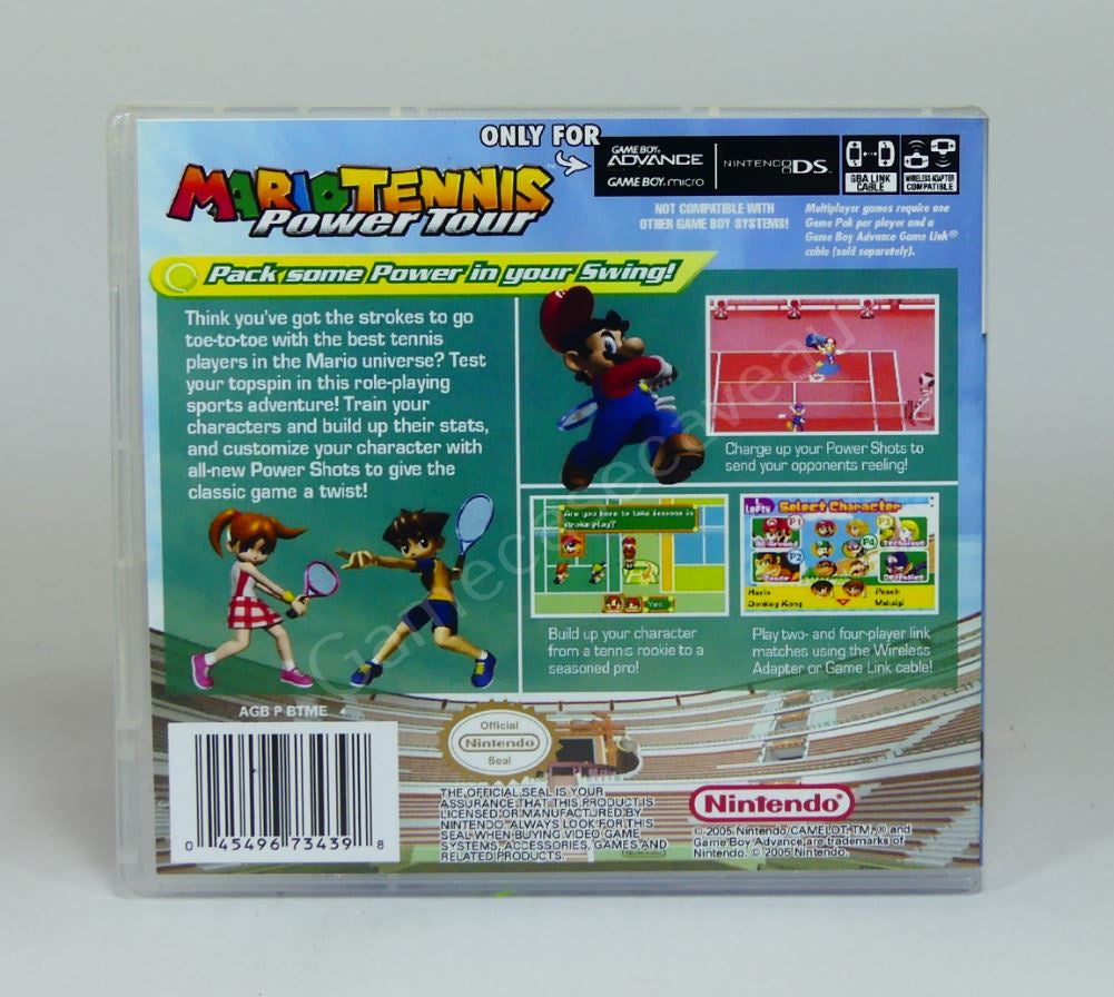 Mario Tennis Power Tour - GBA Replacement Case