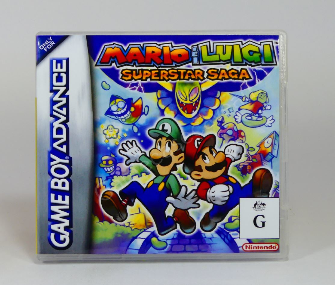 Mario & Luigi Superstar Saga - GBA Replacement Case