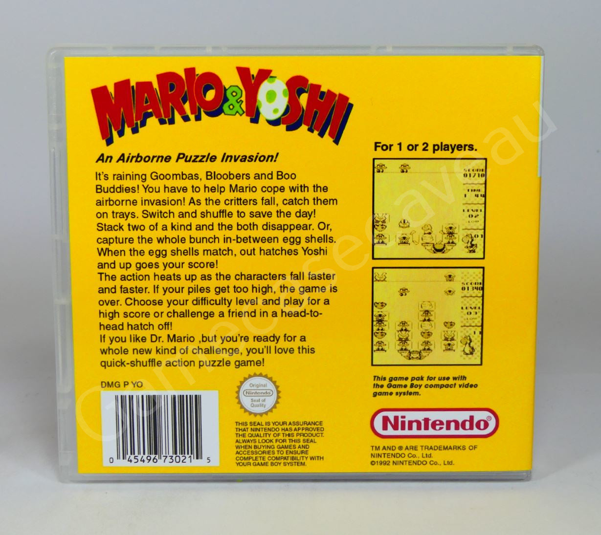 Mario & Yoshi - GB Replacement Case