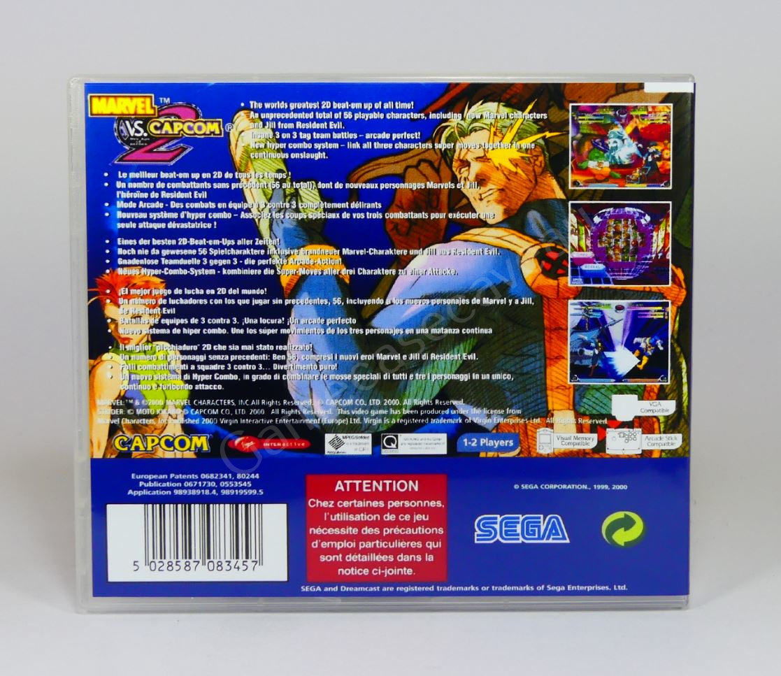 Marvel vs Capcom 2 - DC Replacement Case