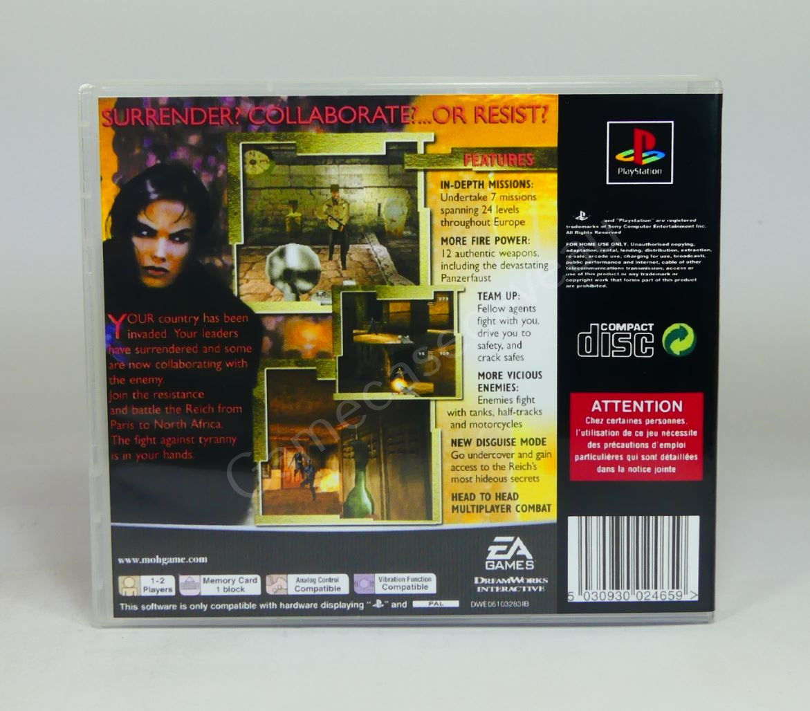 Medal of Honor Underground - PS1 Replacement Case