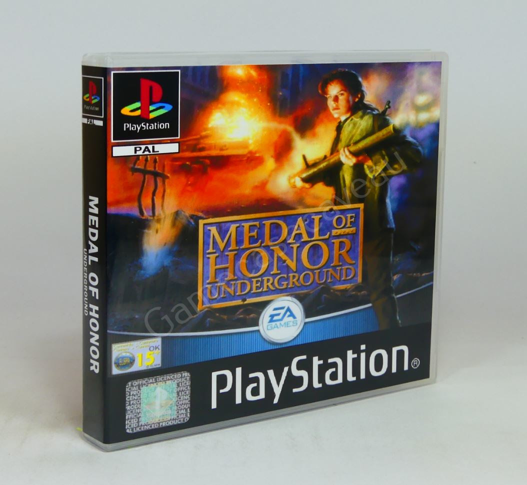 Medal of Honor Underground - PS1 Replacement Case