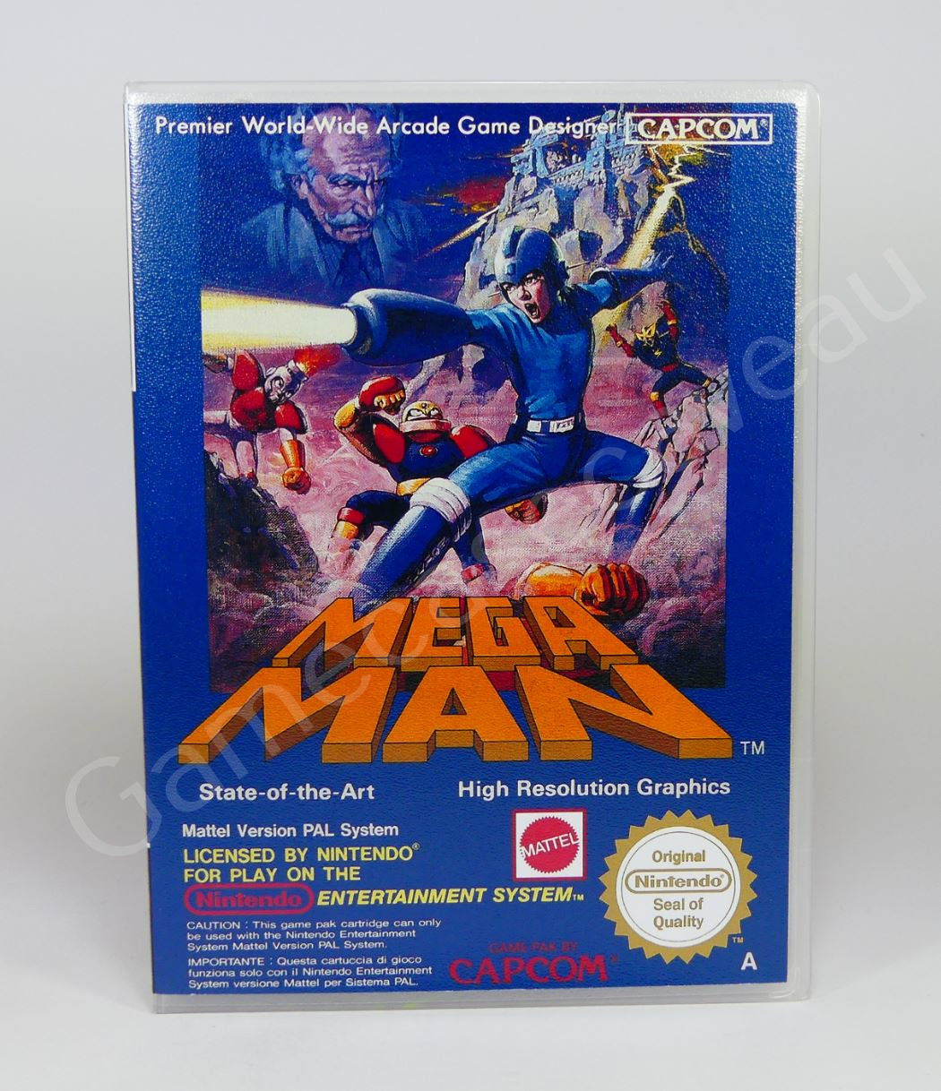 Mega Man - NES Replacement Case