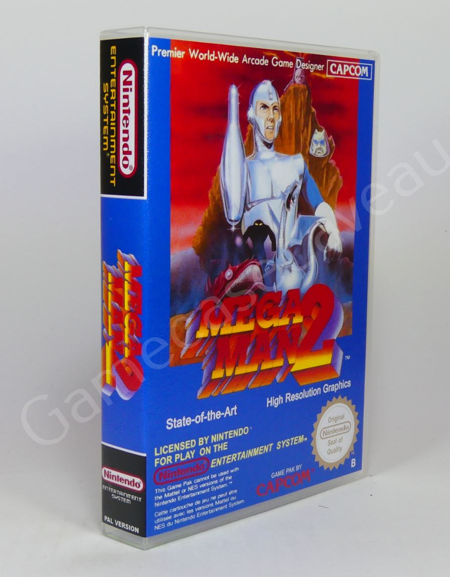Mega Man 2 - NES Replacement Case