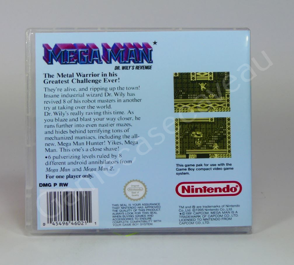 Mega Man Dr Wilys Revenge - GB Replacement Case