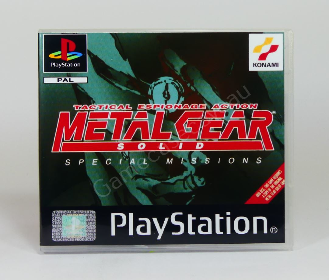 Metal Gear Solid Special Missions - PS1 Replacement Case