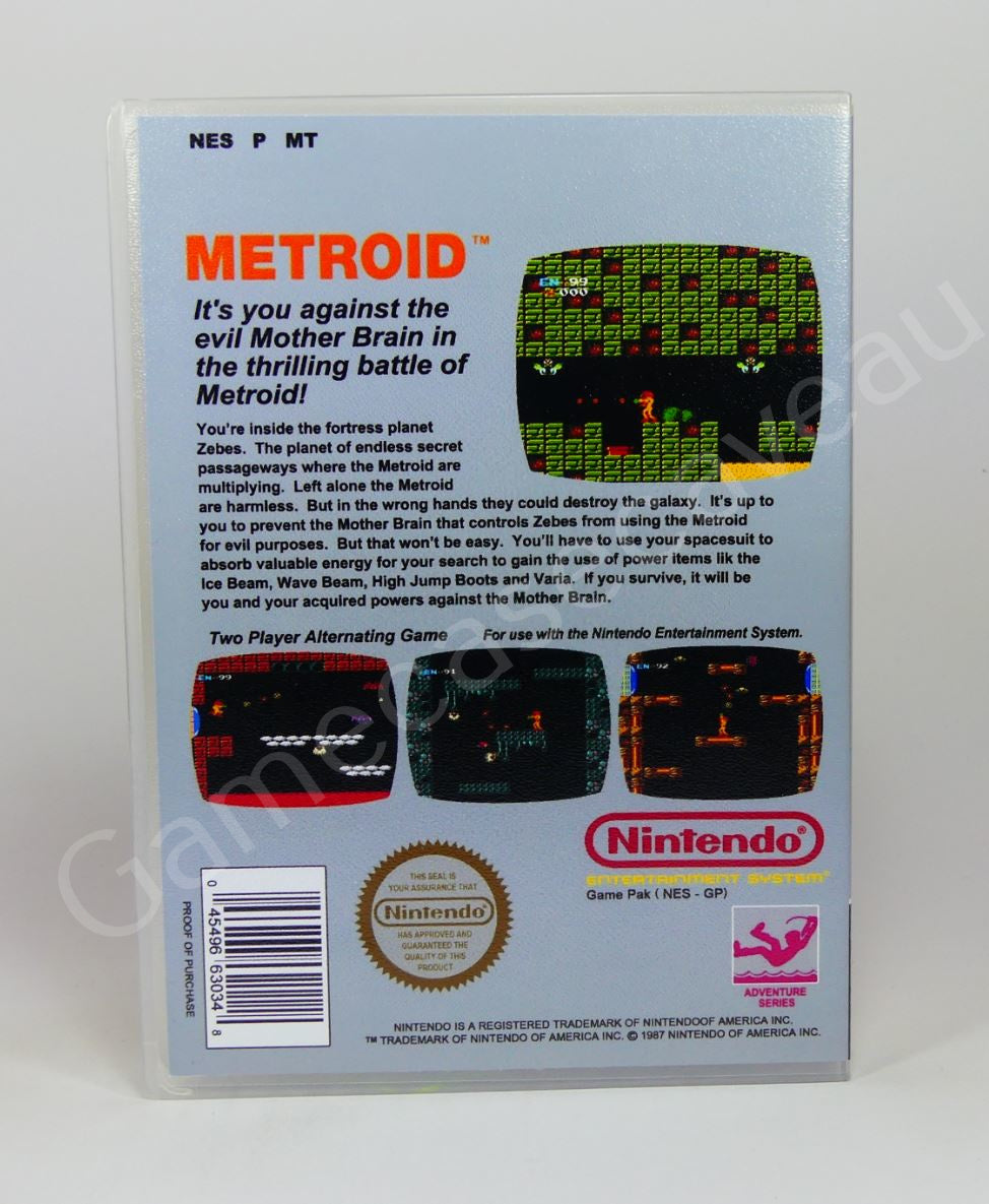 Metroid - NES Replacement Case
