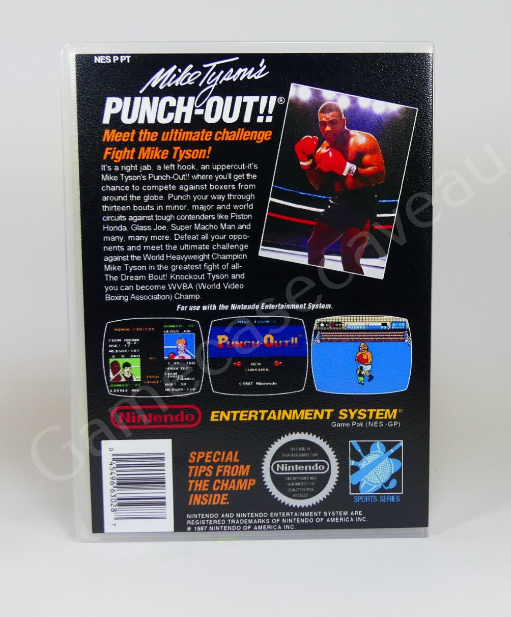 Mike Tyson's Punch Out - NES Replacement Case