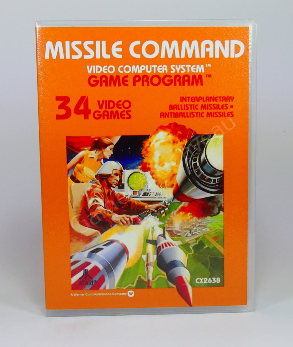 Missile Command - 2600 Replacement Case