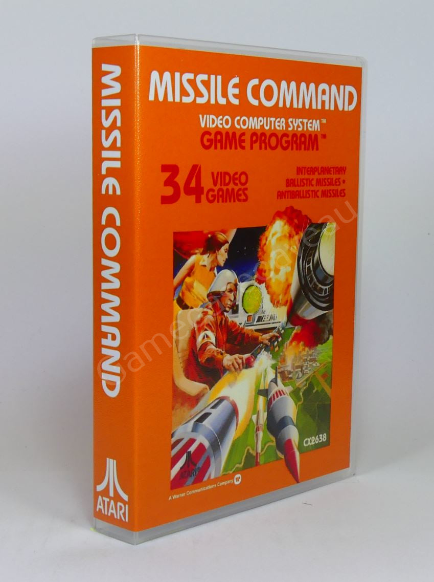 Missile Command - 2600 Replacement Case