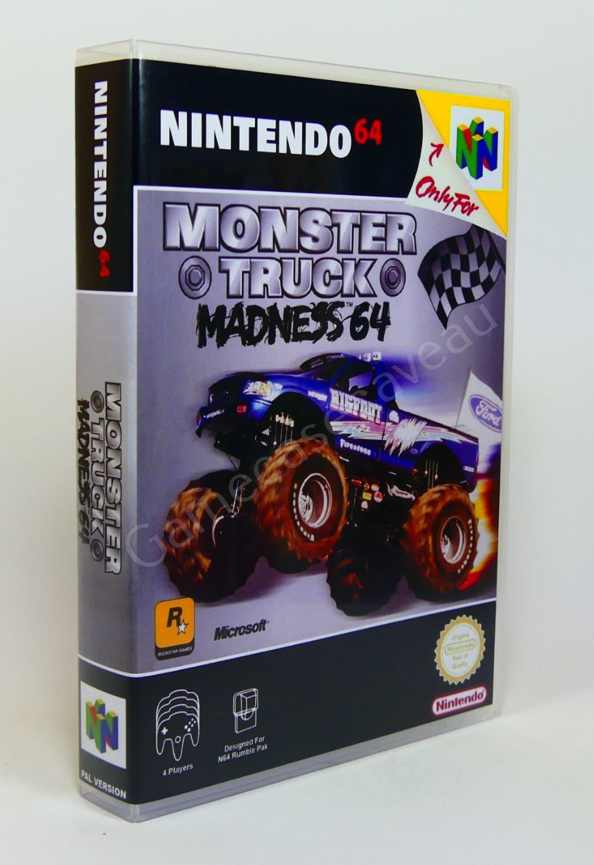 Monster Truck Madness 64 - N64 Replacement Case