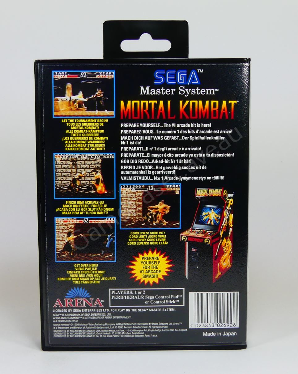 Mortal Kombat - SMS Replacement Case