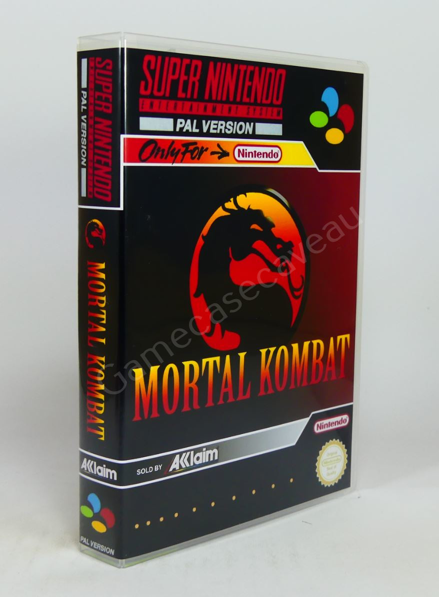 Mortal Kombat - SNES Replacement Case