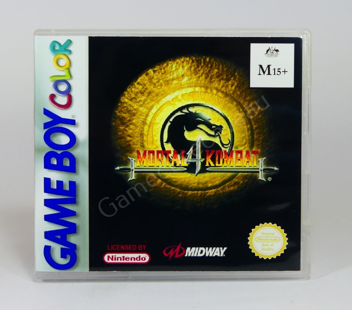 Mortal Kombat 4 - GBC Replacement Case