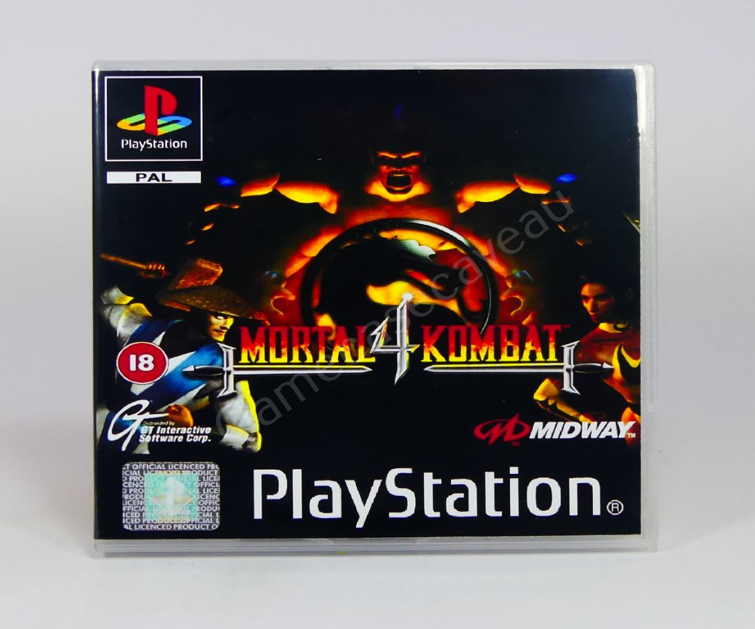 Mortal Kombat 4 - PS1 Replacement Case