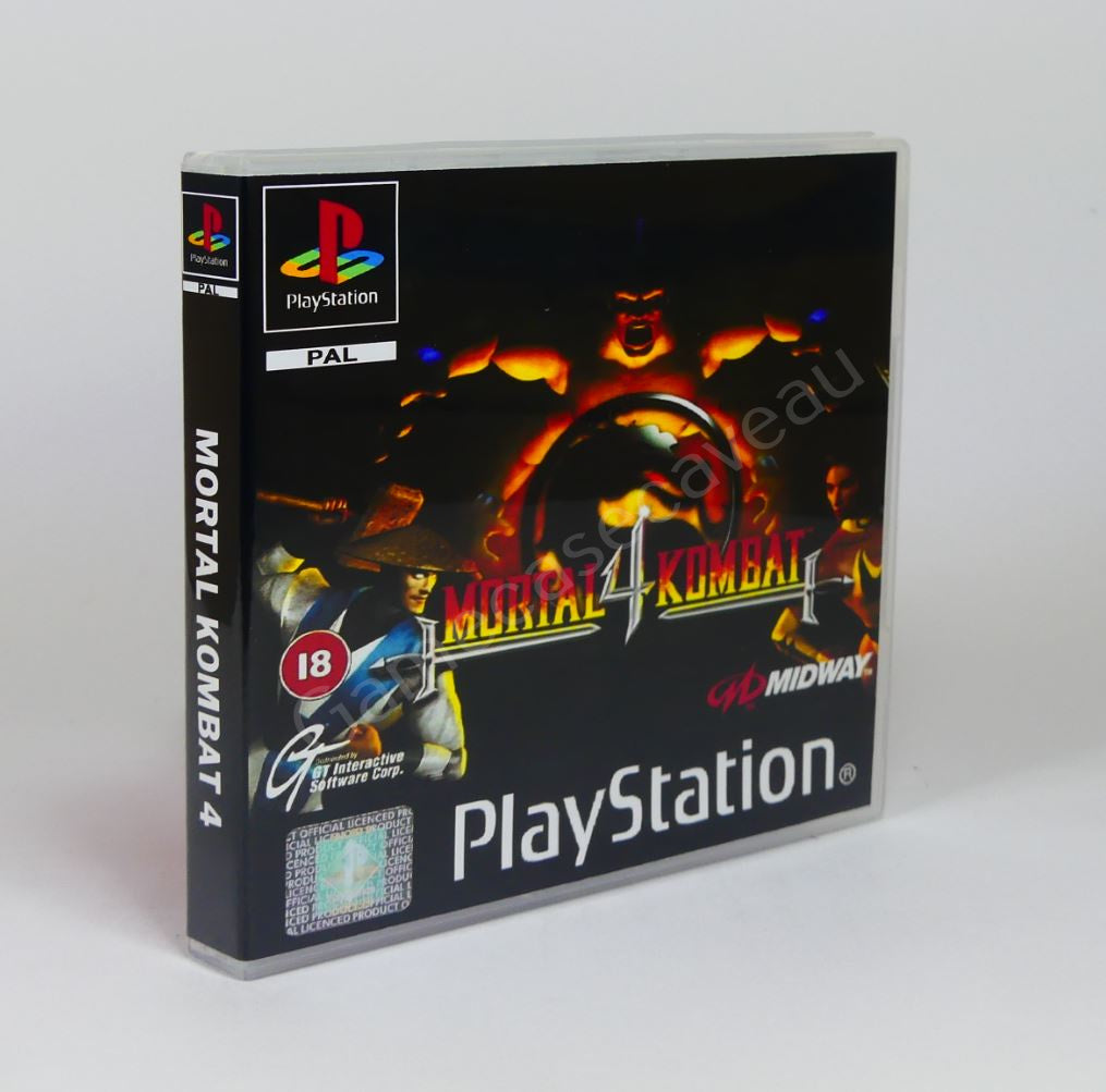 Mortal Kombat 4 - PS1 Replacement Case