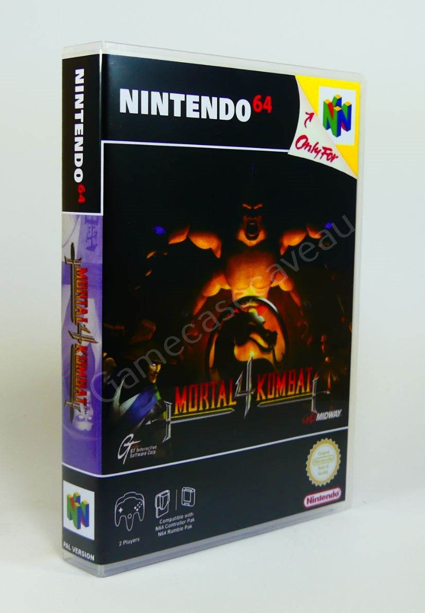 Mortal Kombat 4 - N64 Replacement Case