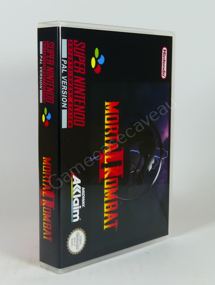 Mortal Kombat II - SNES Replacement Case