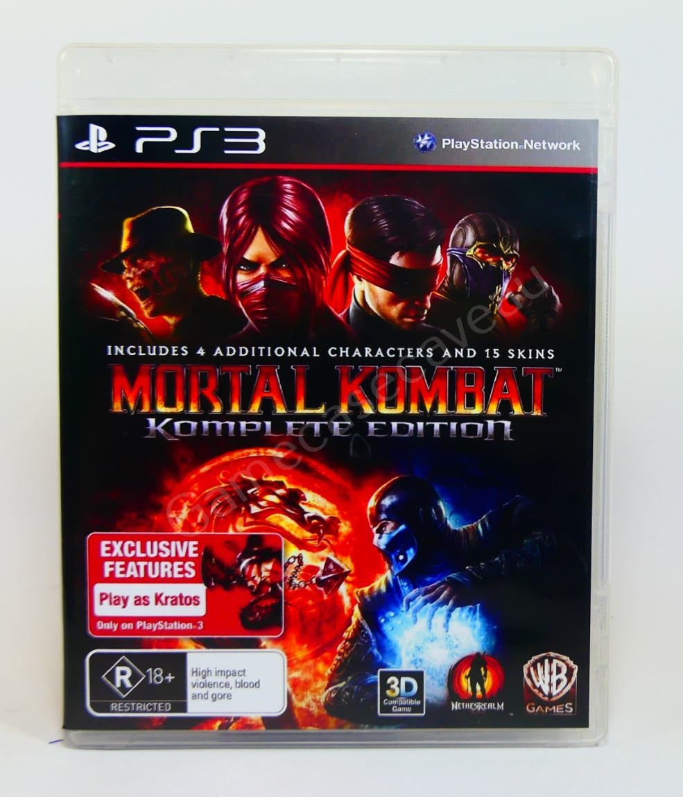 Mortal Kombat Komplete - PS3 Replacement Case
