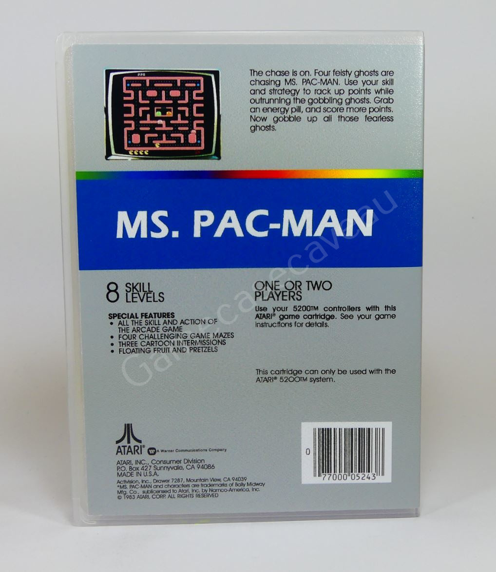 Ms Pac-Man - 5200 Replacement Case