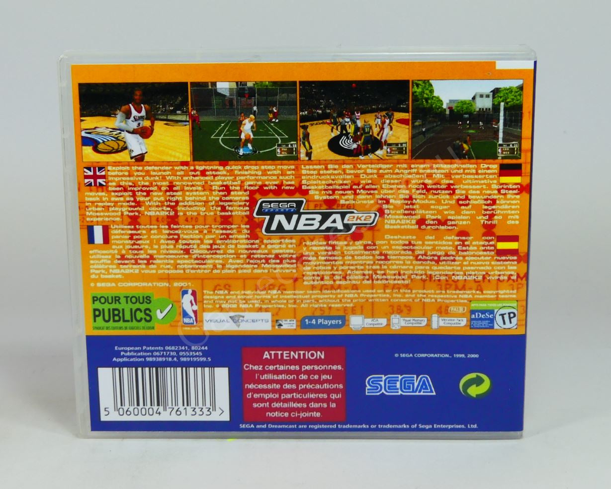 NBA 2K2 - DC Replacement Case