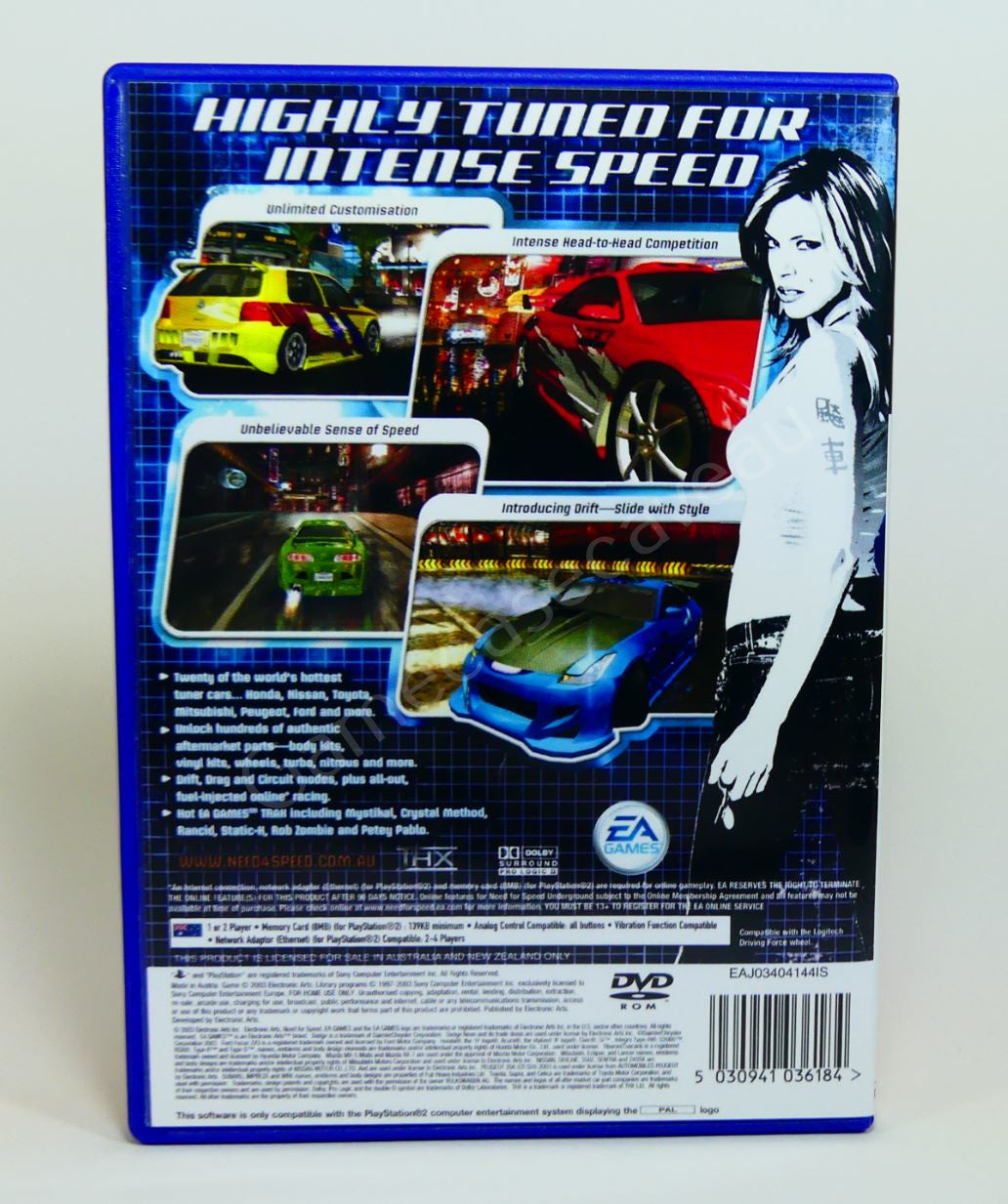 Need For Speed Underground - PS2 Replacement Case