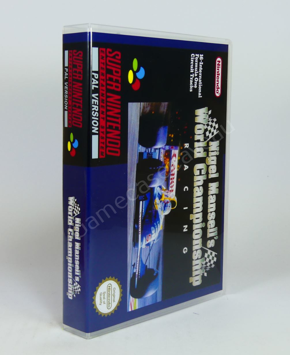 Nigel Mansell's World Championship Racing - SNES Replacement Case