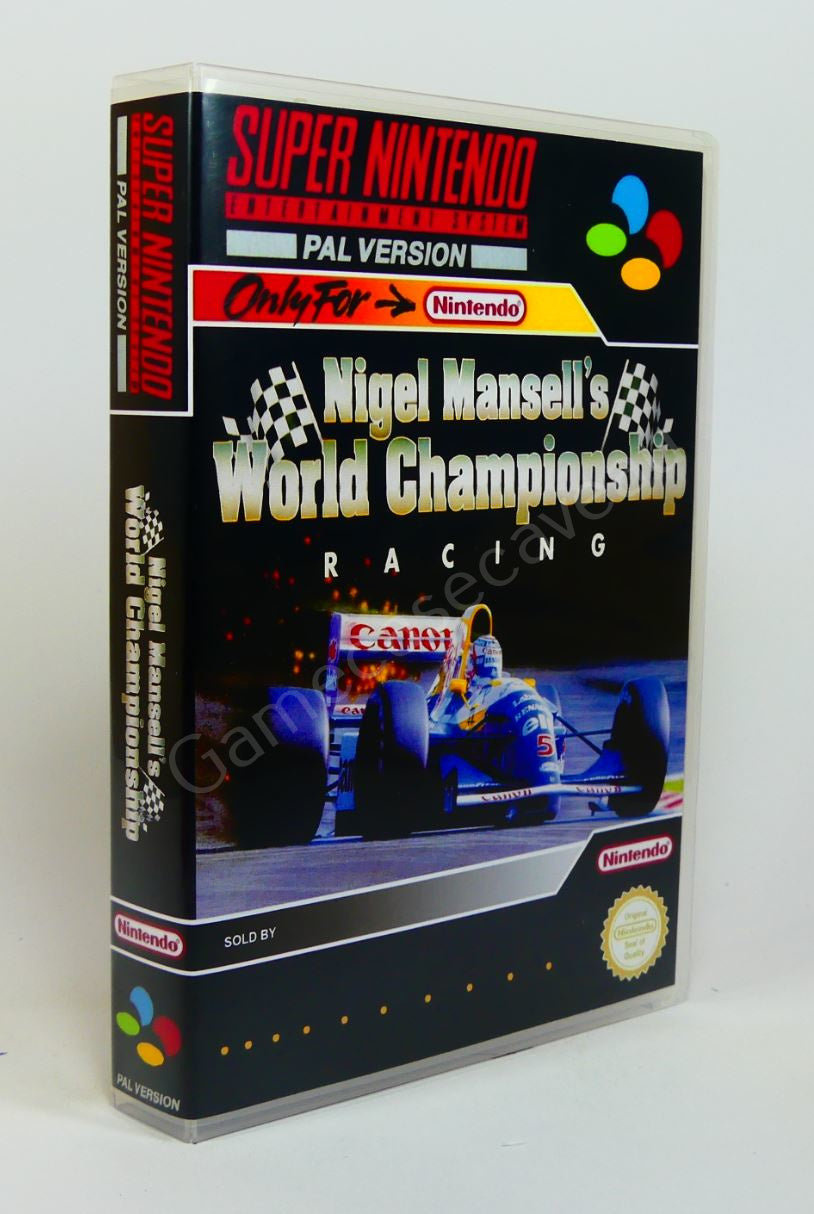 Nigel Mansell's World Championship Racing - SNES Replacement Case