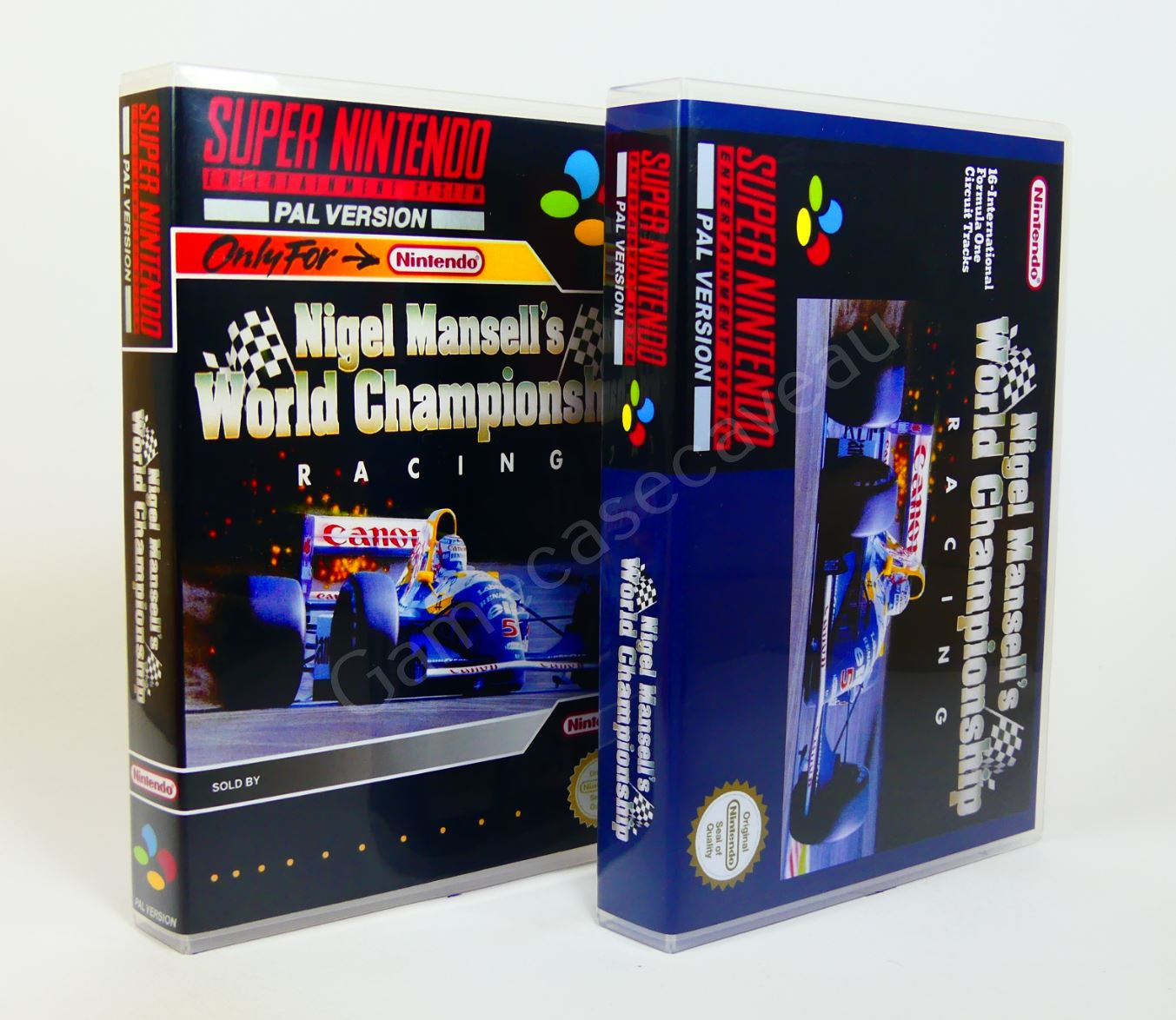 Nigel Mansell's World Championship Racing - SNES Replacement Case