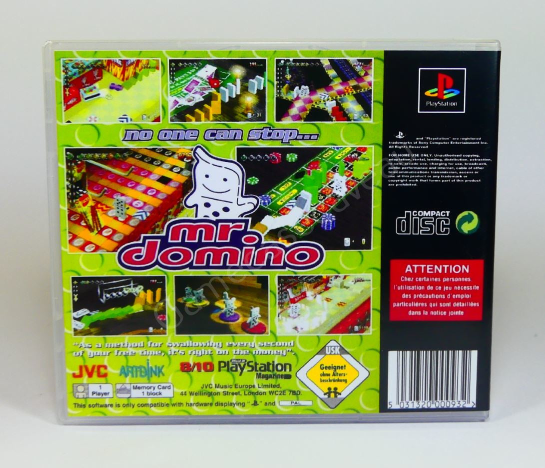 No One Can Stop Mr Domino - PS1 Replacement Case