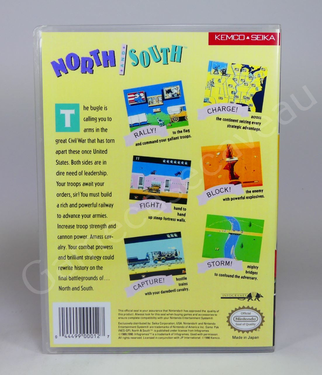 North and South - NES Replacement Case