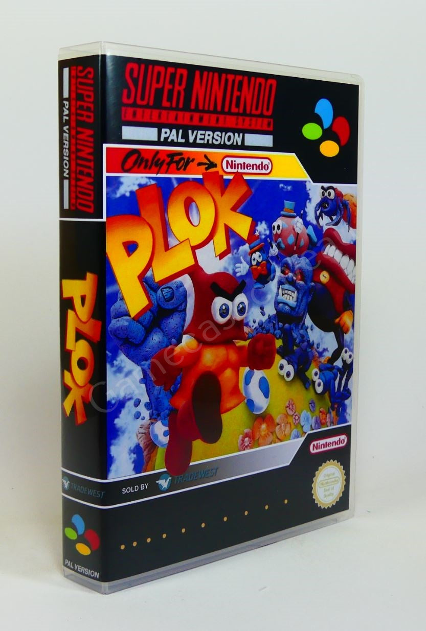 PLOK - SNES Replacement Case