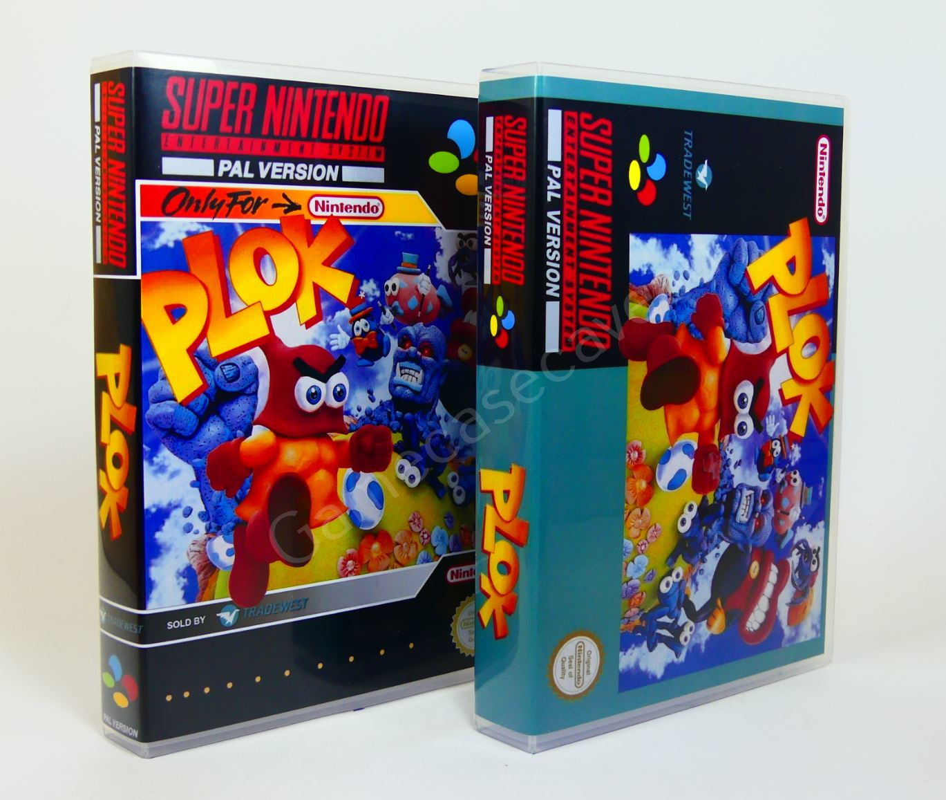 PLOK - SNES Replacement Case