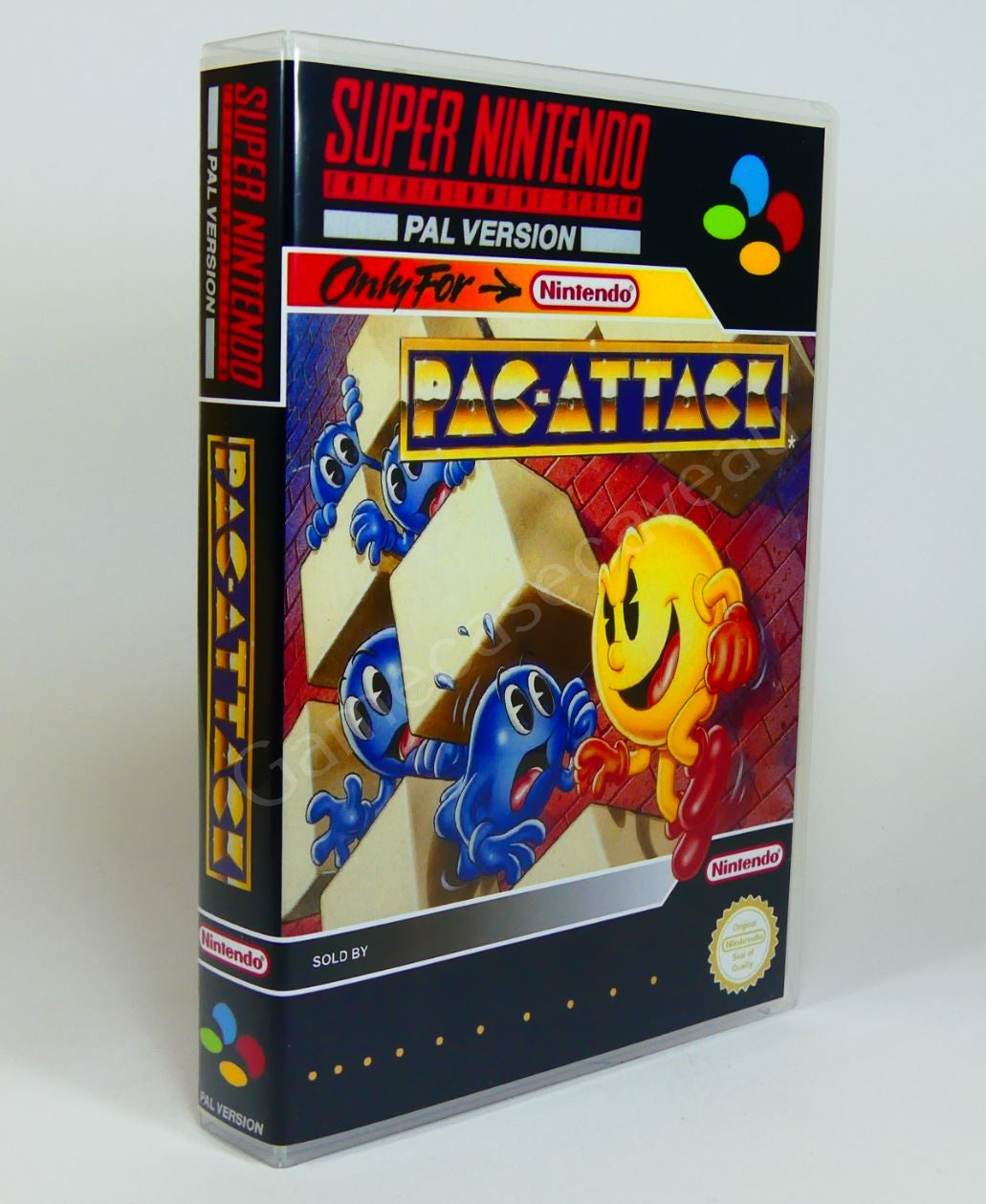 Pac-Attack - SNES Replacement Case