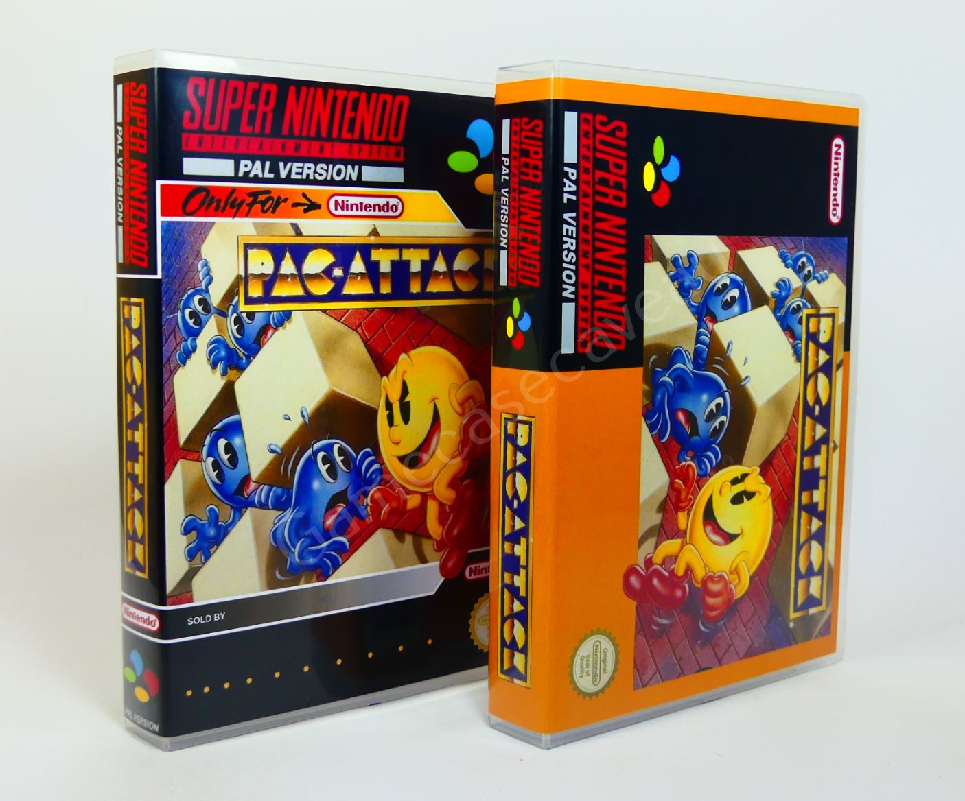 Pac-Attack - SNES Replacement Case