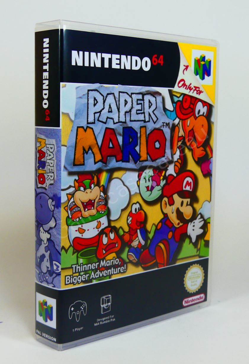 Paper Mario - N64 Replacement Case