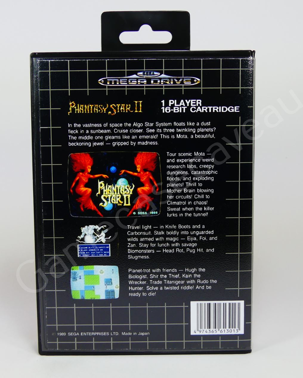 Phantasy Star II - SMD Replacement Case