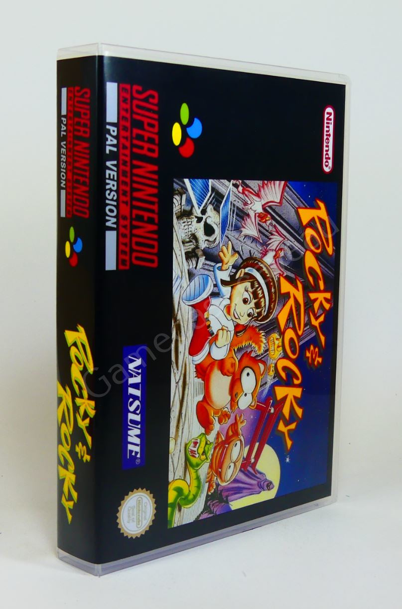 Pocky & Rocky - SNES Replacement Case