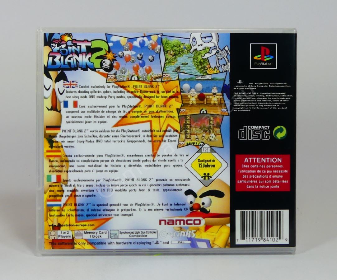 Point Blank 2 - PS1 Replacement Case