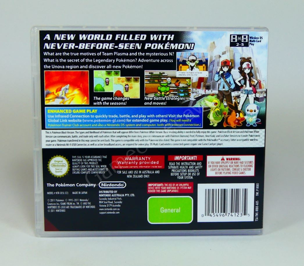 Pokemon Black - DS Replacement Case
